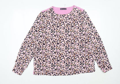 Womens UK Size 14 Marks and Spencer Multicoloured Basic Blouse