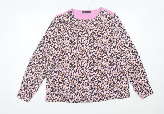 Womens UK Size 14 Marks and Spencer Multicoloured Basic Blouse