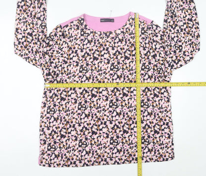 Womens UK Size 14 Marks and Spencer Multicoloured Basic Blouse