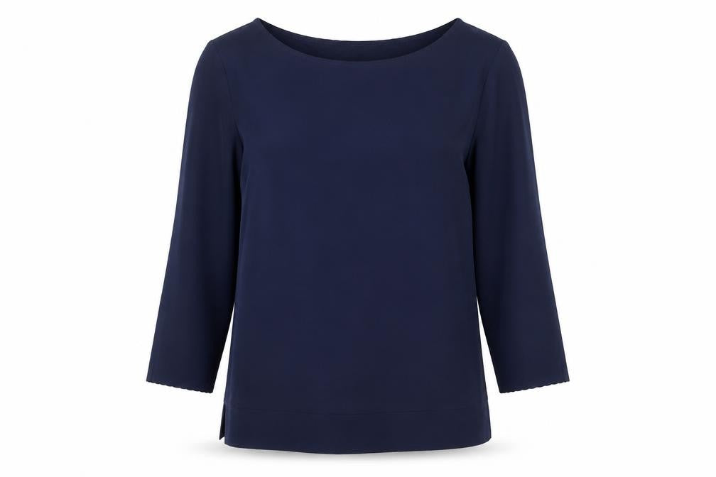 Womens UK Size XS French Connection Blue Basic Blouse