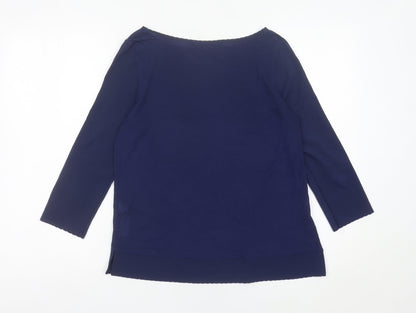 Womens UK Size XS French Connection Blue Basic Blouse