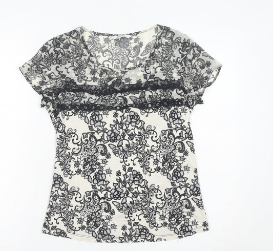 Womens UK Size 10 BHS Multicoloured Camisole Blouse