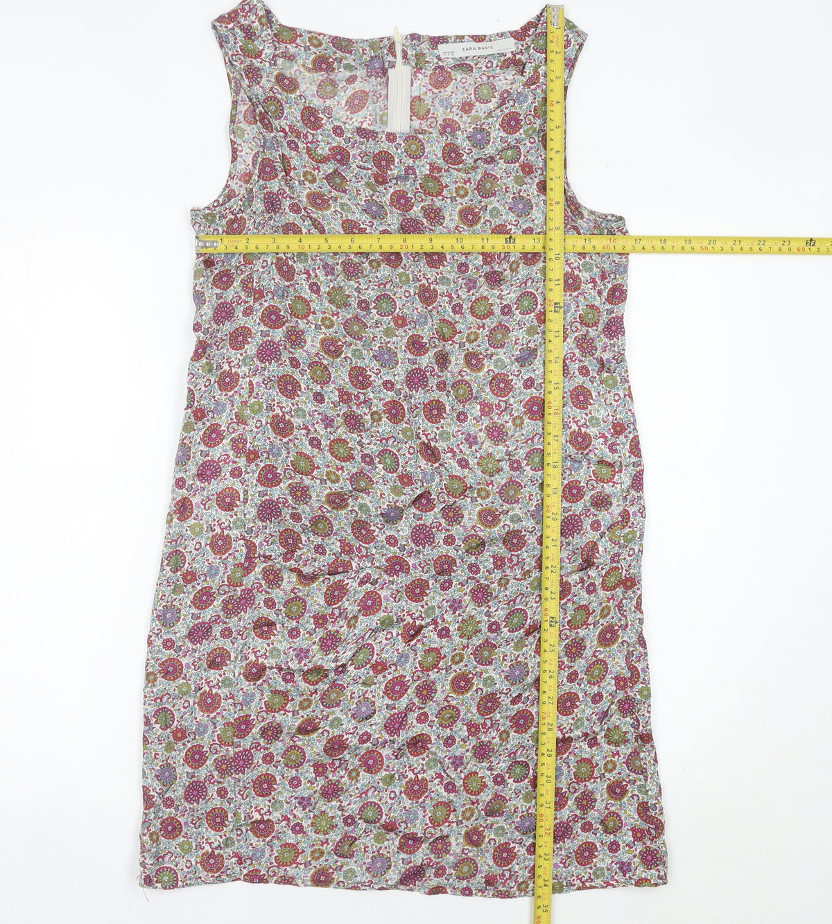 Zara Basic Women’s Multicoloured Floral Shift Dress Size 12