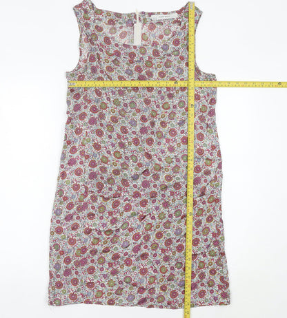 Zara Basic Women’s Multicoloured Floral Shift Dress Size 12