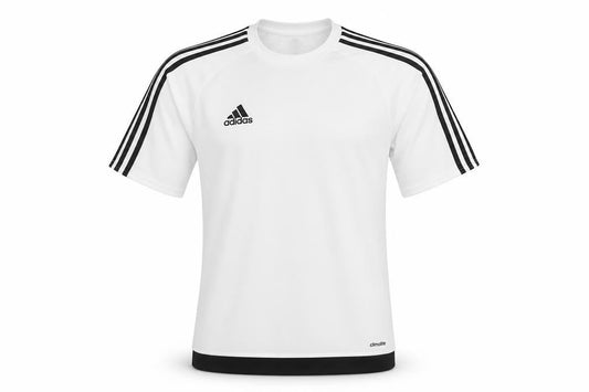 Adidas Men’s White Small Athletic Fit Short Sleeve Sports T-Shirt