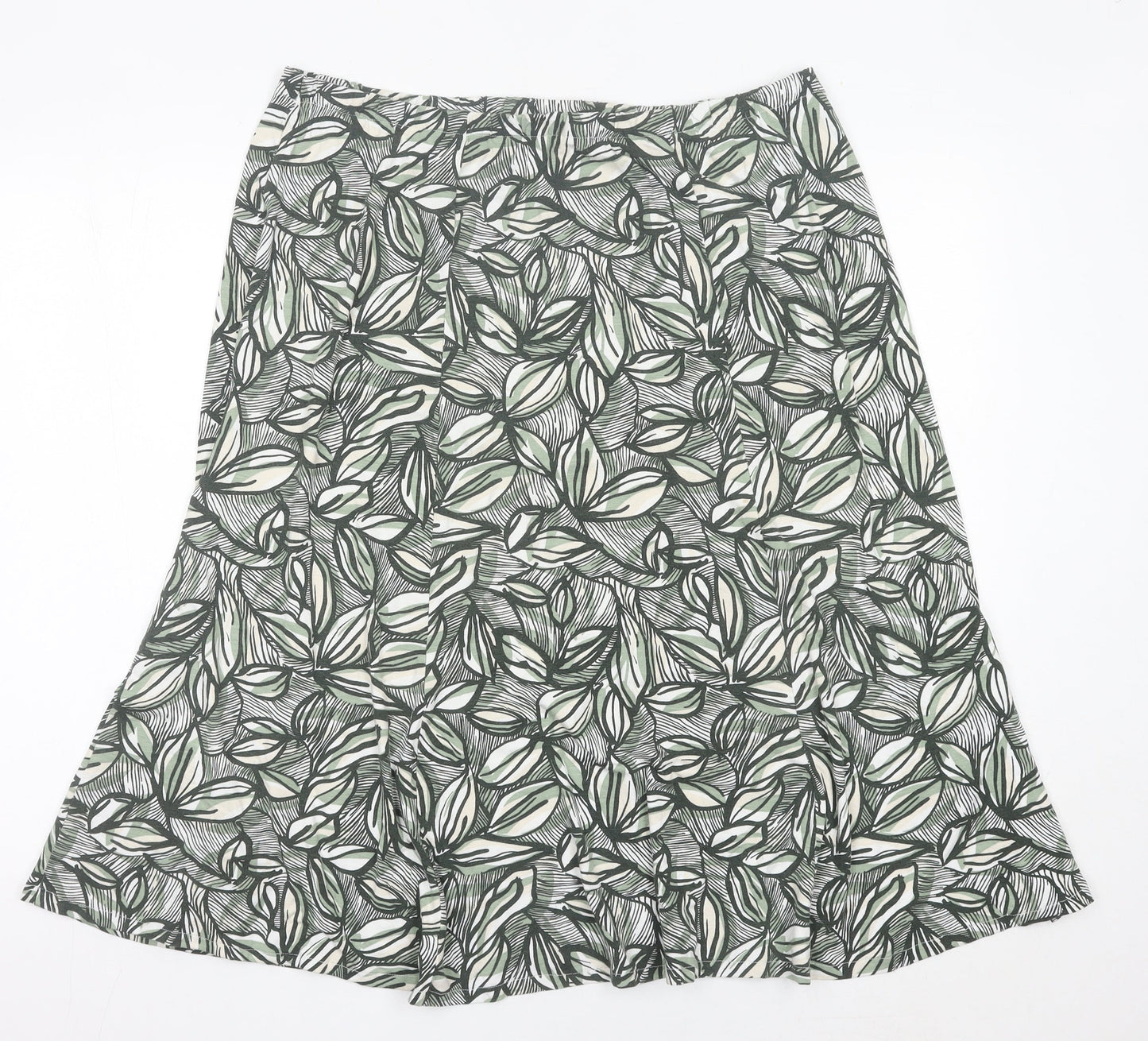 Eastex Women’s Multicoloured Floral A-Line Midi Skirt Size 20