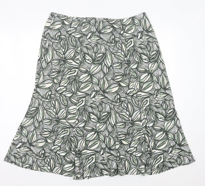 Eastex Women’s Multicoloured Floral A-Line Midi Skirt Size 20