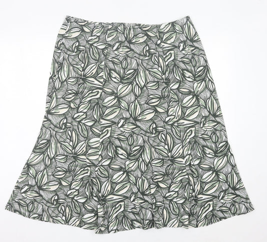 Eastex Women’s Multicoloured Floral A-Line Midi Skirt Size 20