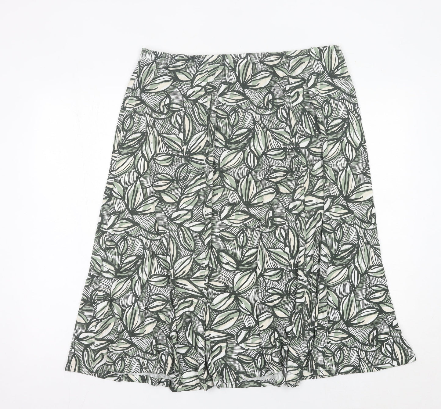 Eastex Women’s Multicoloured Floral A-Line Midi Skirt Size 20