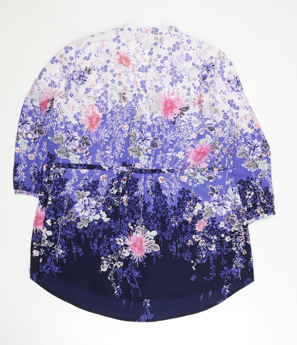 Womens UK Size 16 Marks and Spencer Multicoloured Tunic Blouse