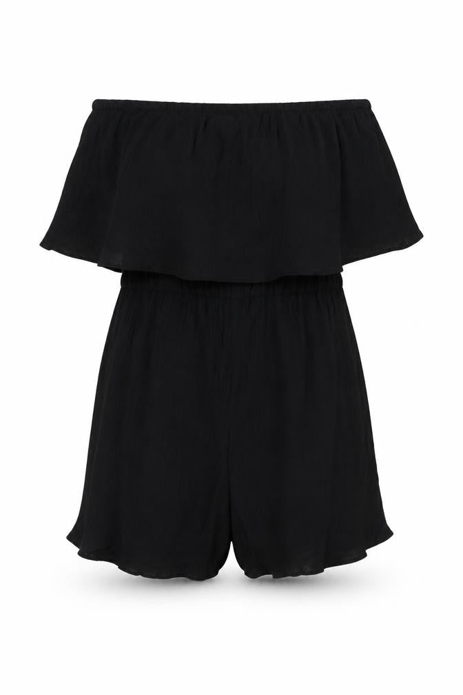 Womens UK Size S ASOS One-Piece Black Playsuit