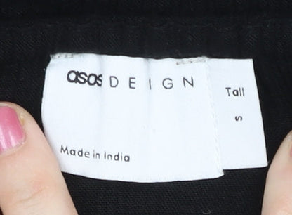 Womens UK Size S ASOS One-Piece Black Playsuit