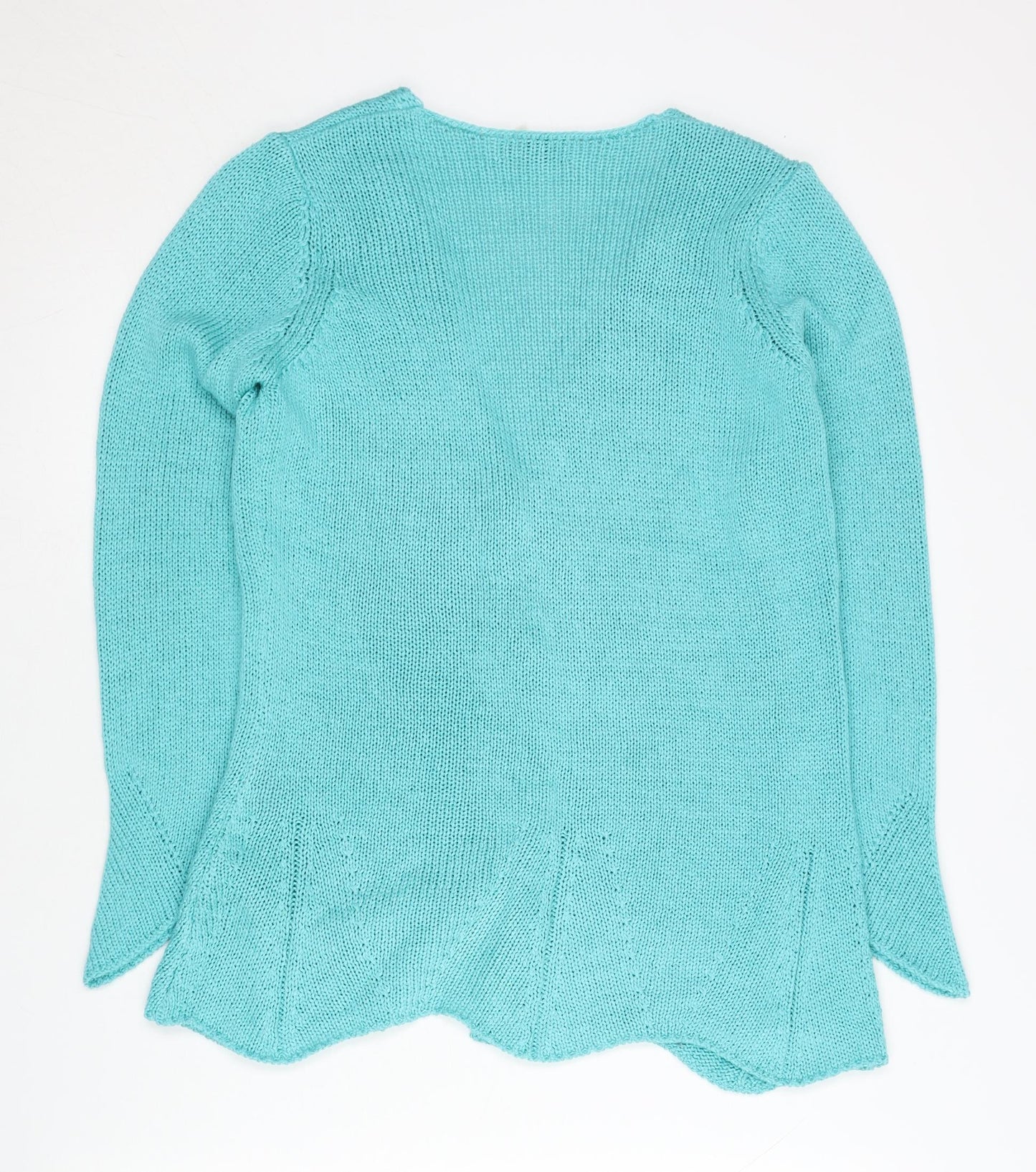 Marks and Spencer Women’s Blue V-Neck Cardigan Size S Acrylic Knit
