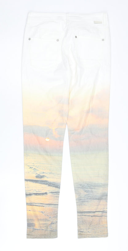 Sandwich Womens Multicoloured Skinny Slim Jeans Size 10 Stretch