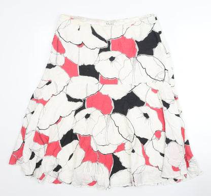 Kaliko Women’s Multicoloured Floral A-Line Skirt Size 16