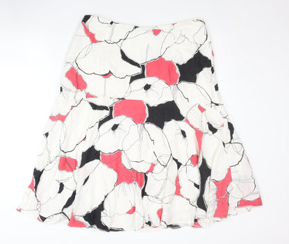 Kaliko Women’s Multicoloured Floral A-Line Skirt Size 16
