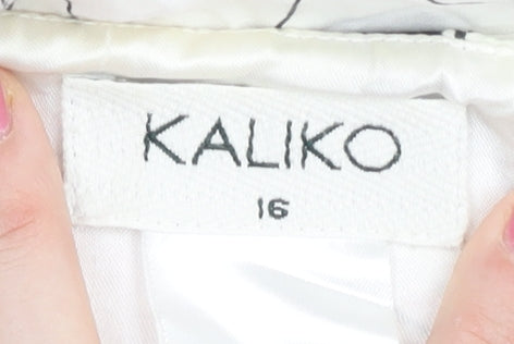 Kaliko Women’s Multicoloured Floral A-Line Skirt Size 16