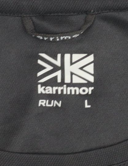 Karrimor Women Black L Running Long Sleeve Athletic T-Shirt