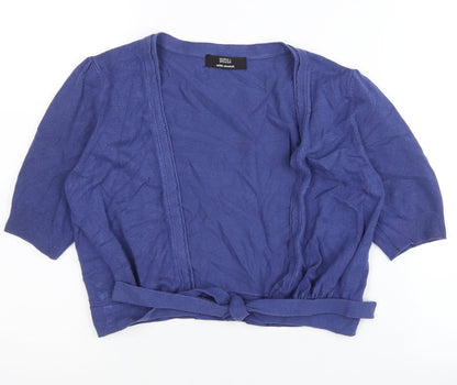 Womens UK Size 10 Marks and Spencer Blue Cardigan Jumper