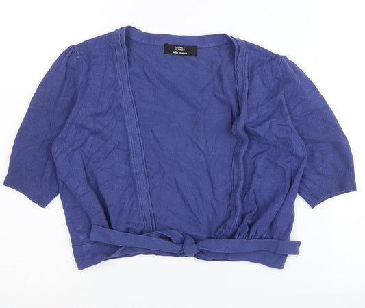 Womens UK Size 10 Marks and Spencer Blue Cardigan Jumper