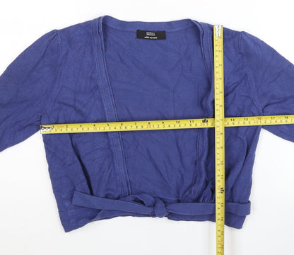 Womens UK Size 10 Marks and Spencer Blue Cardigan Jumper