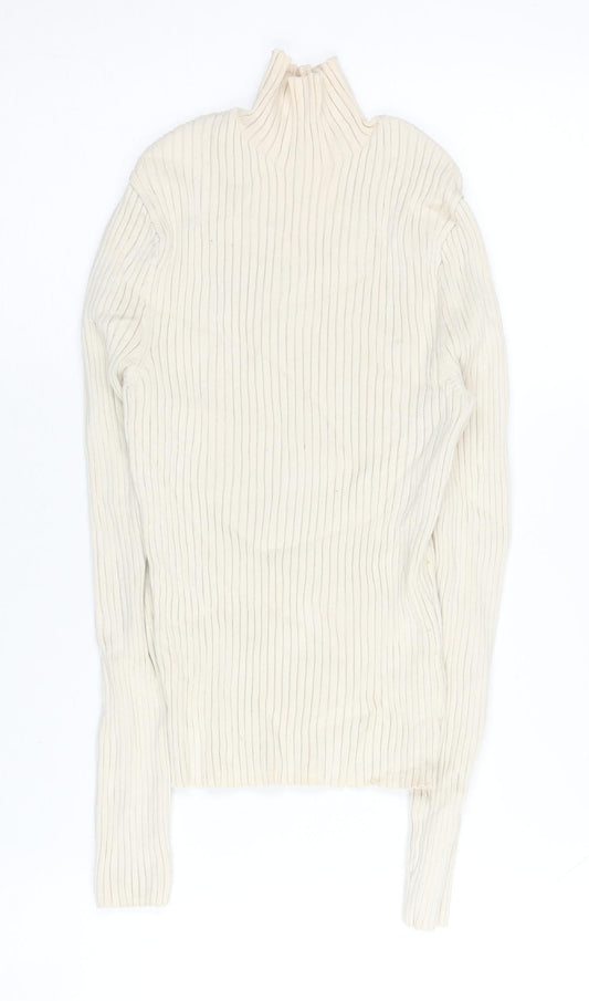 Womens UK Size 12 Zara Ivory Pullover Jumper