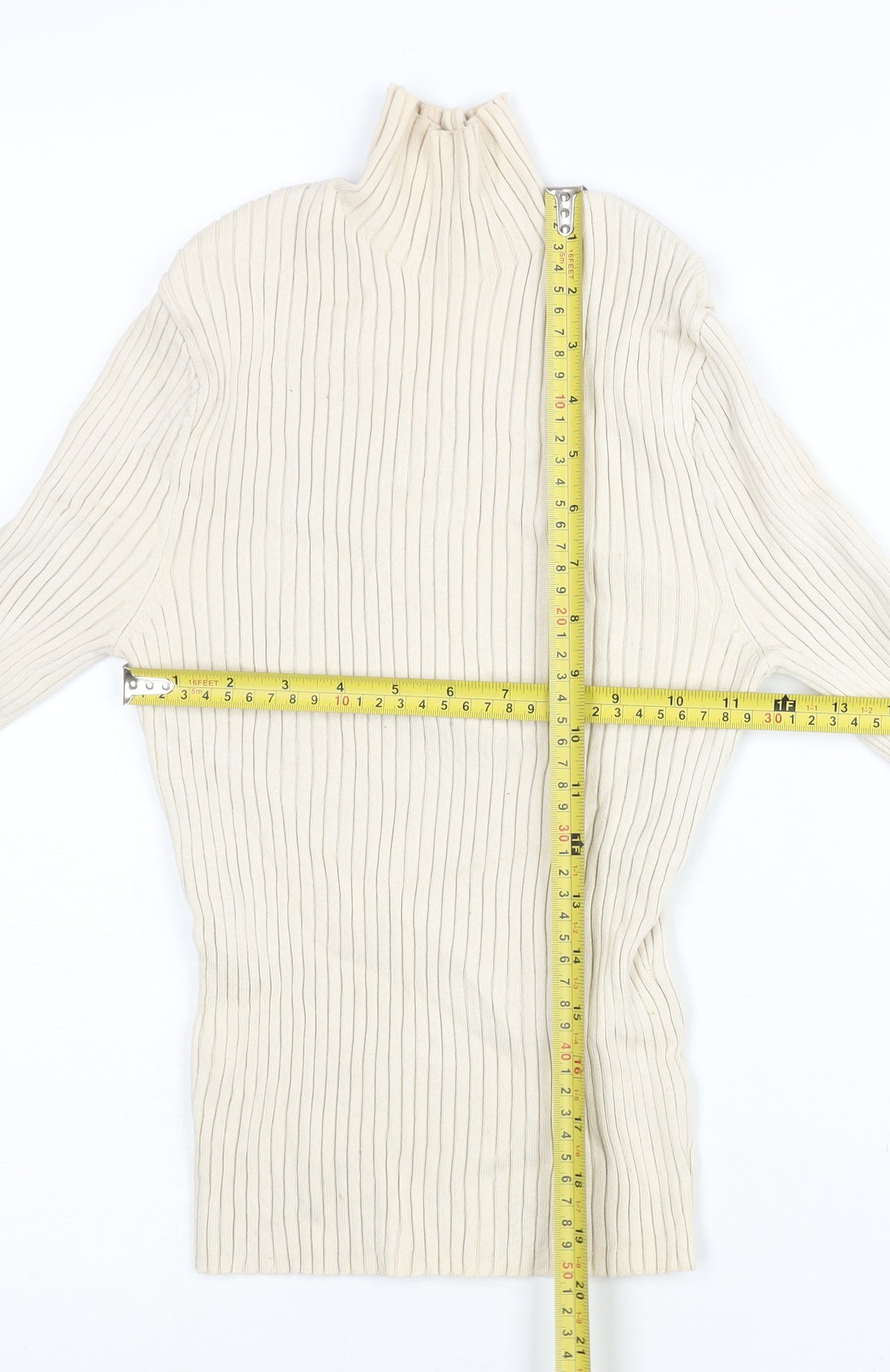 Womens UK Size 12 Zara Ivory Pullover Jumper