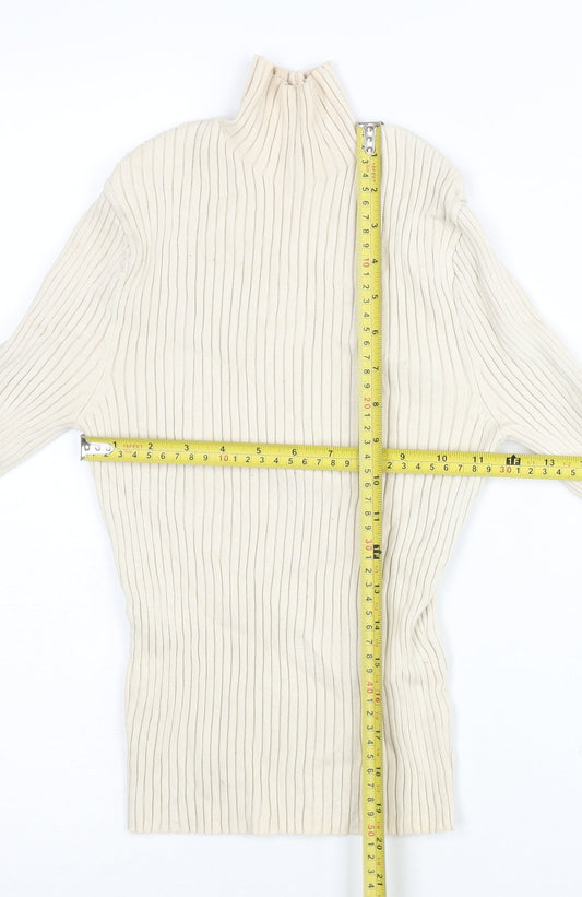 Womens UK Size 12 Zara Ivory Pullover Jumper
