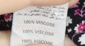 Nobody's Child Women's Multicoloured Floral Midi Dress UK 8