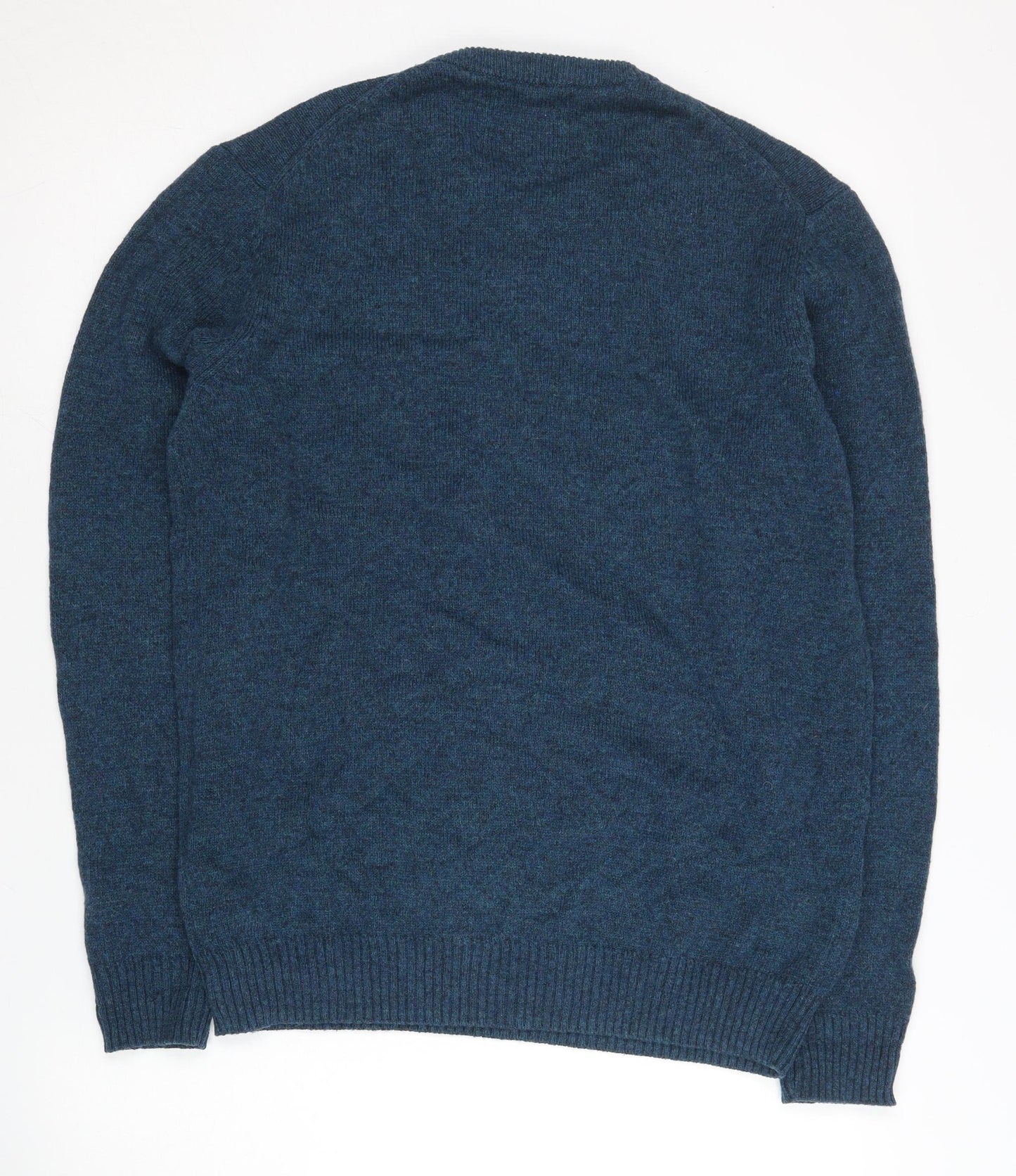 Debenhams Men’s Blue Wool Blend Jumper Size S Crew Neck