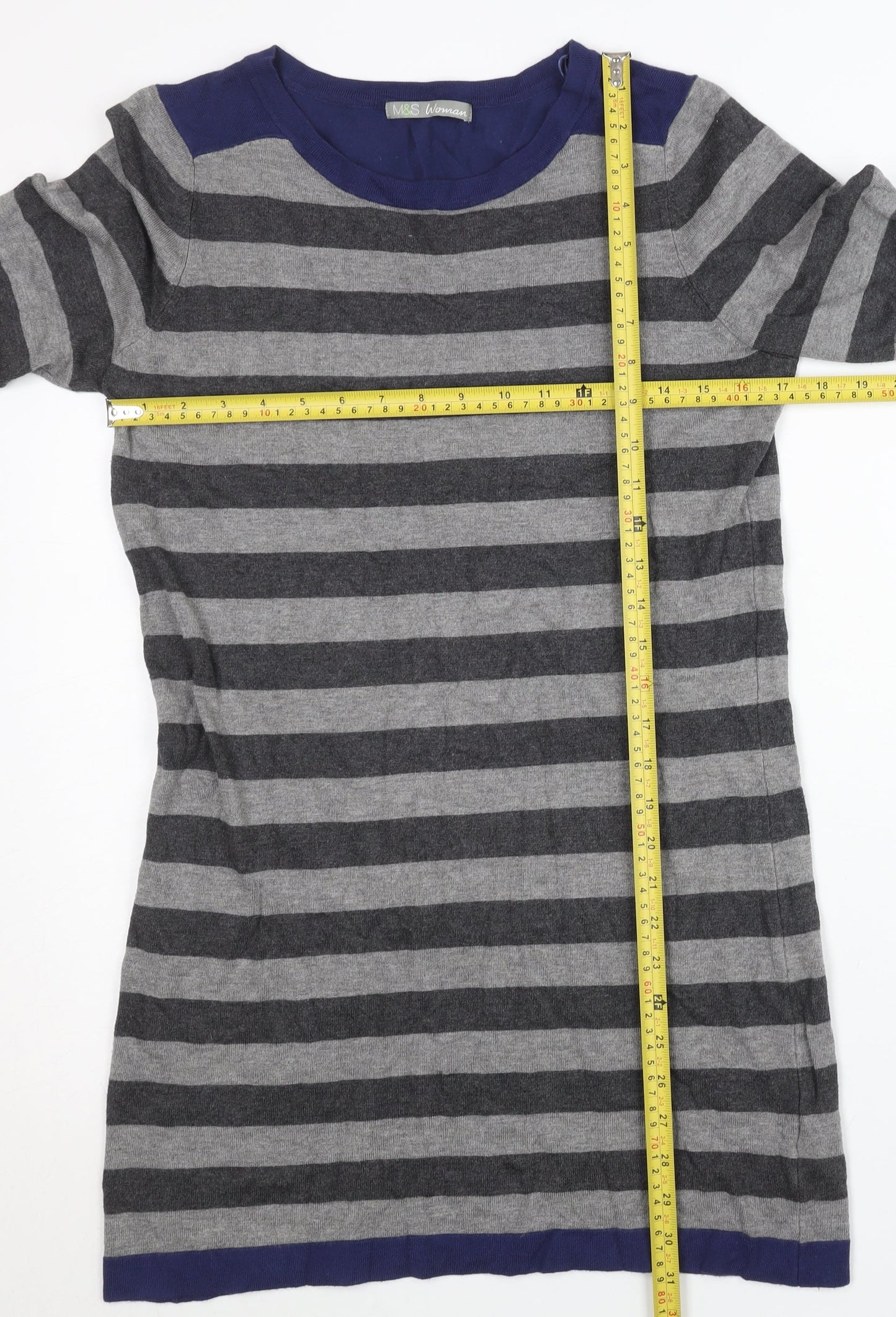 Womens UK Size 12 Marks and Spencer Multicoloured Pullover Jumper