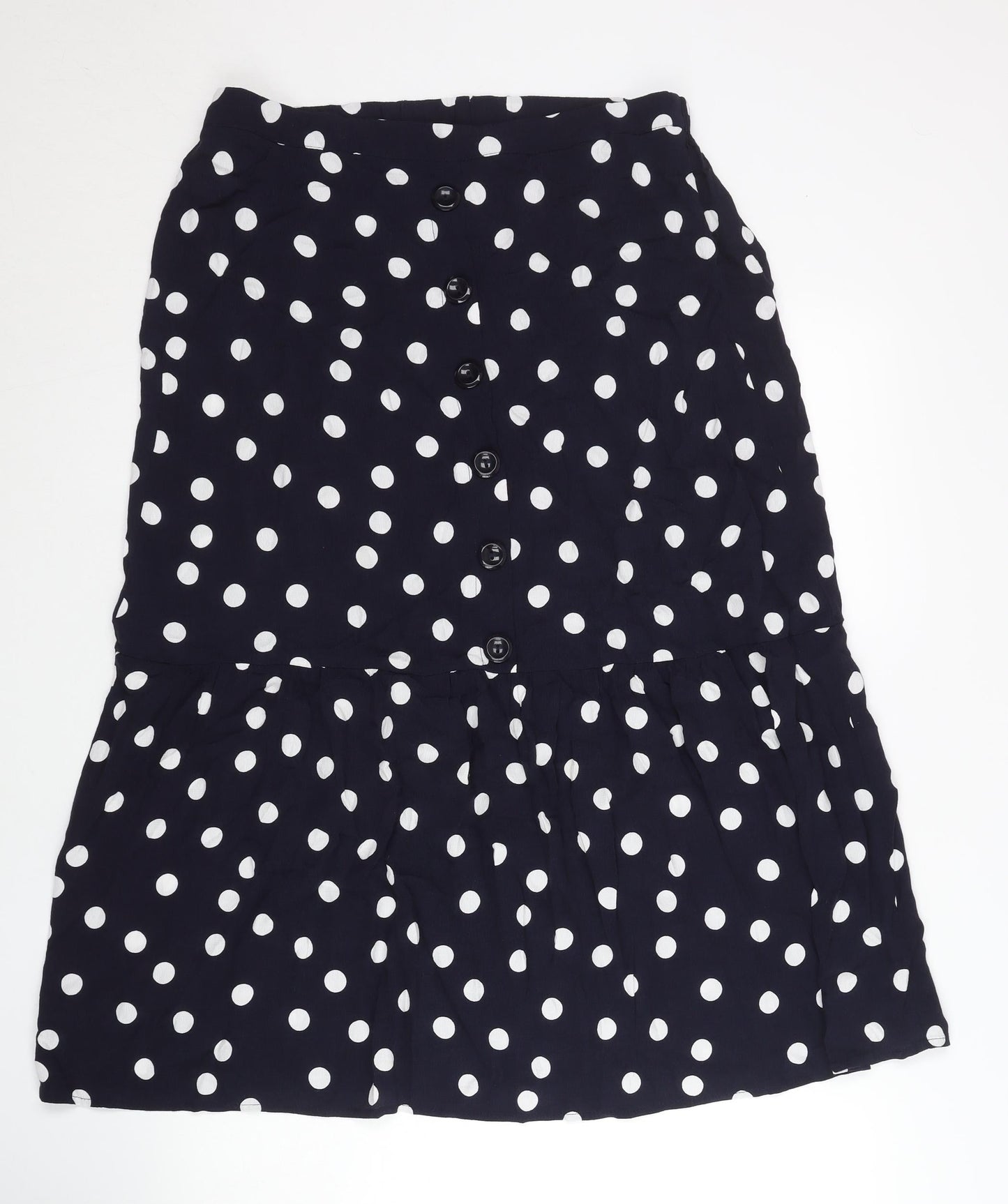Nutmeg Women’s Blue Polka Dot A-Line Skirt Size 14