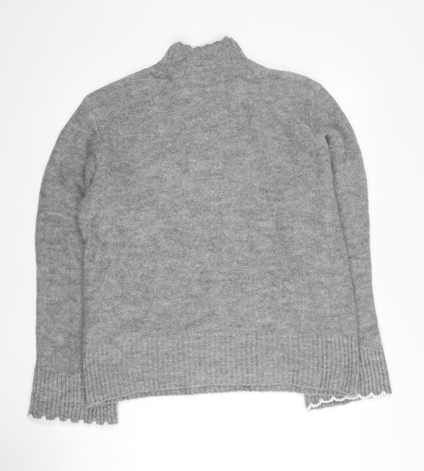 Womens UK Size 12 Lipsy Grey Pullover Jumper