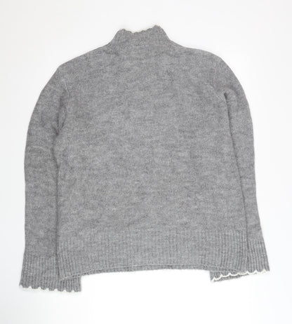 Womens UK Size 12 Lipsy Grey Pullover Jumper