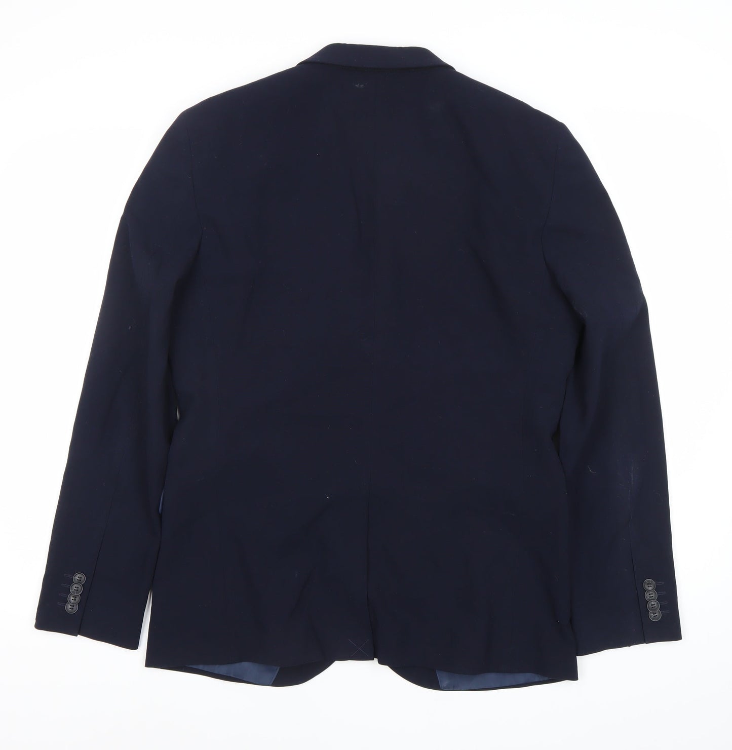 Mens UK Size 40 Topman Regular Blue Suit Jacket