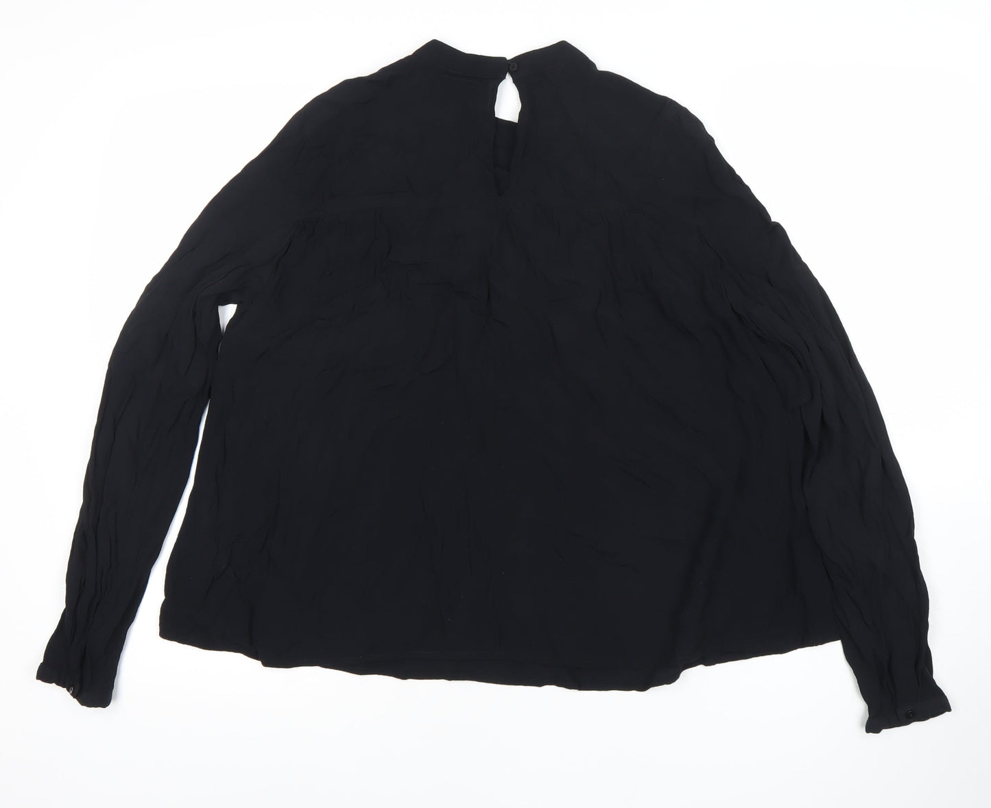Womens UK Size 12 Pimkie Black Tunic Blouse