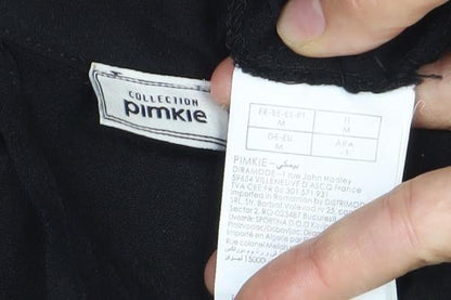 Womens UK Size 12 Pimkie Black Tunic Blouse