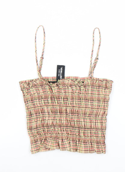 Womens UK Size 10 COLLUSION Multicoloured Camisole Tank