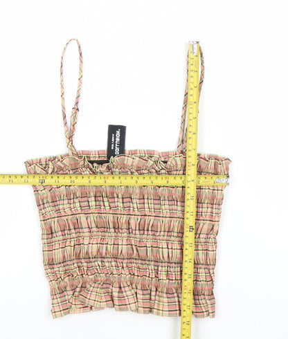 Womens UK Size 10 COLLUSION Multicoloured Camisole Tank