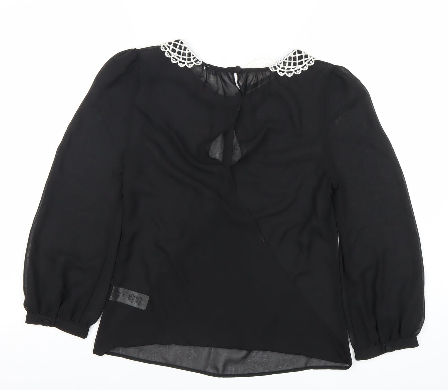 Womens UK Size 8 Atmosphere Black Classic Blouse