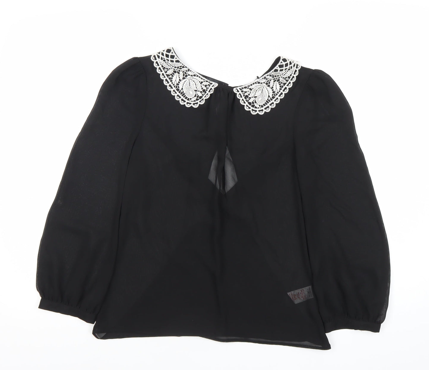 Womens UK Size 8 Atmosphere Black Classic Blouse