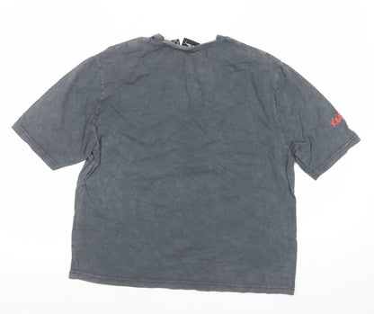Womens UK Size XS Keith Haring Grey Basic T-Shirt