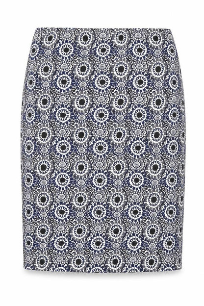 Premise Studio Women’s Blue Geometric Pencil Skirt M