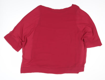 Womens UK Size 22 John Rocha Red Basic Blouse