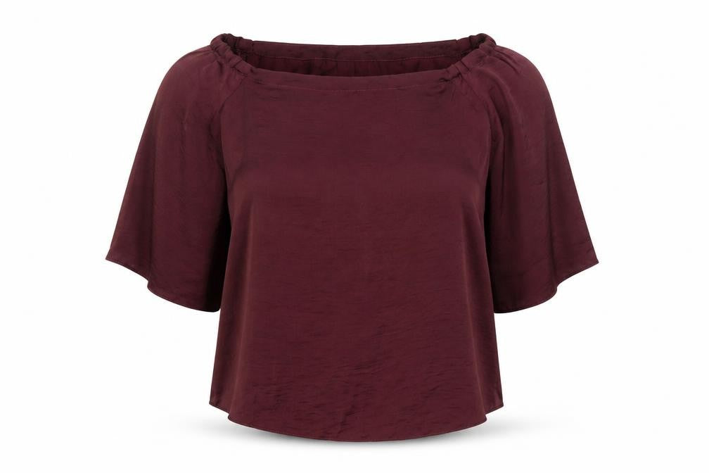 Womens UK Size S Wallis Red Basic Blouse