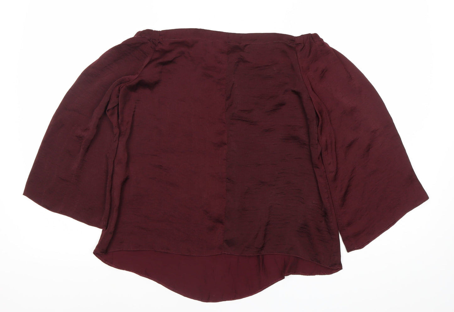 Womens UK Size S Wallis Red Basic Blouse