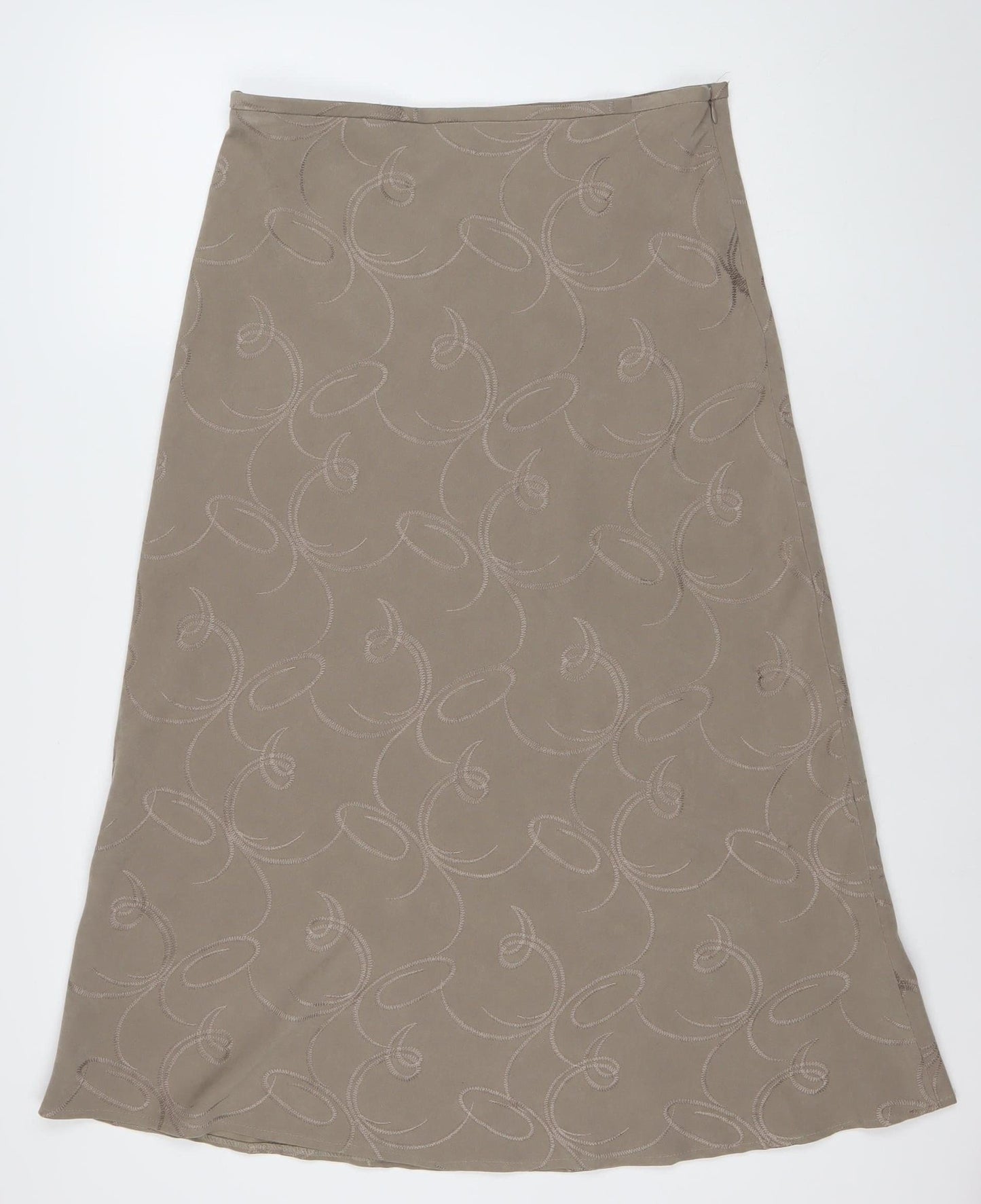 Amaranto Womens Brown Knee Length Pencil Skirt Size 12