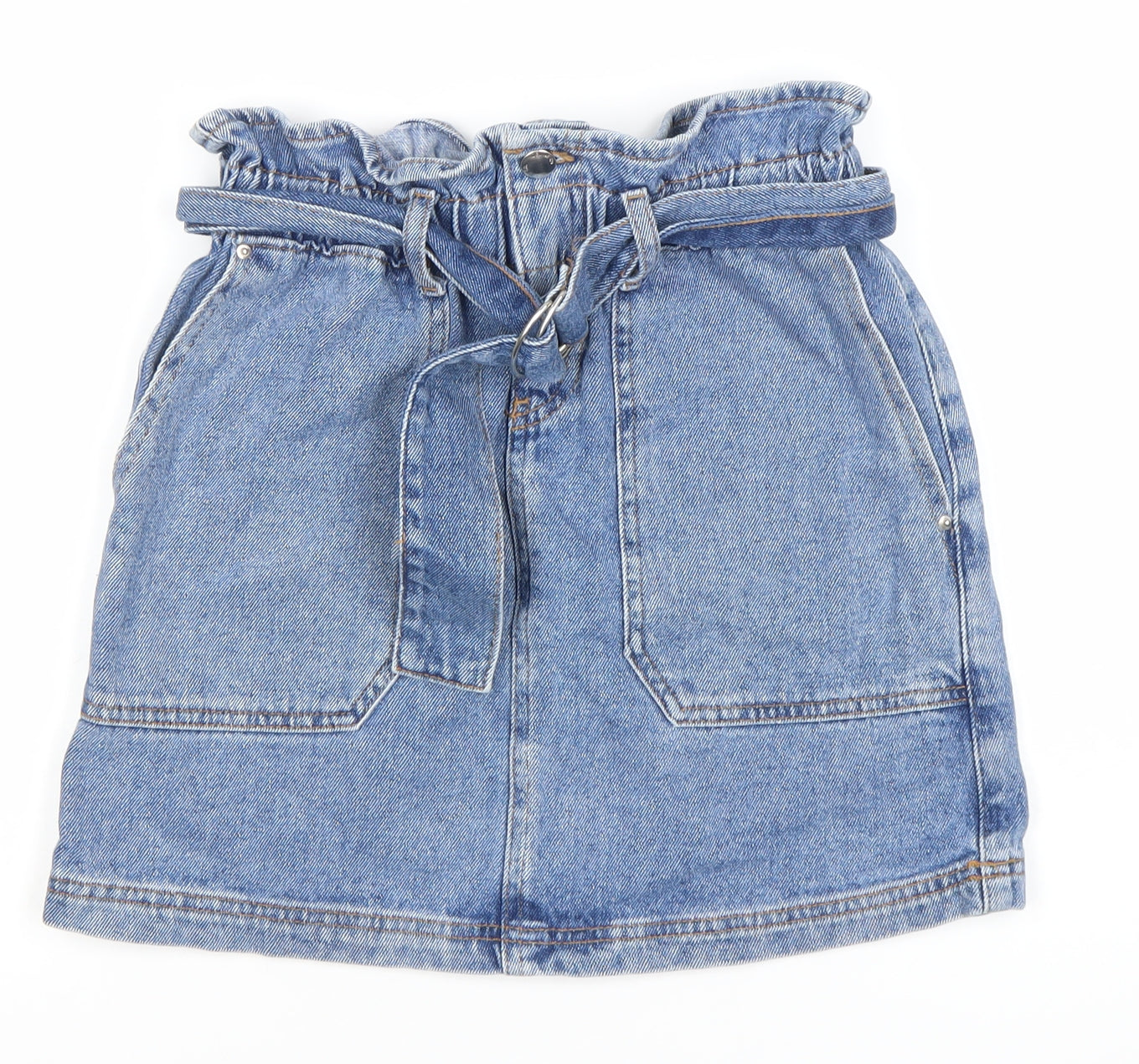 Womens UK Size 8 Denim Co Straight & Pencil Denim Skirt