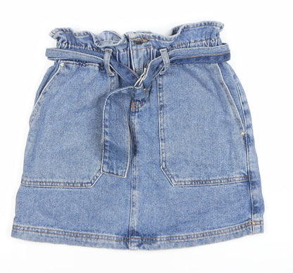 Womens UK Size 8 Denim Co Straight & Pencil Denim Skirt