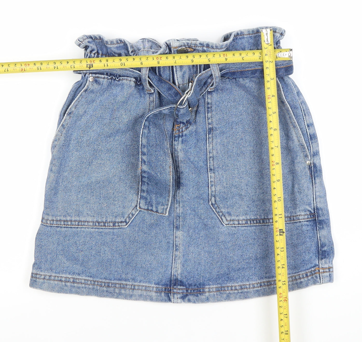 Womens UK Size 8 Denim Co Straight & Pencil Denim Skirt